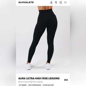 ALPHALETE Aura Legging - Black